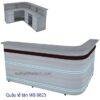 Quầy lễ tân đẹp hiện đại MS 9823 Giá 2m0 = 10.800.000