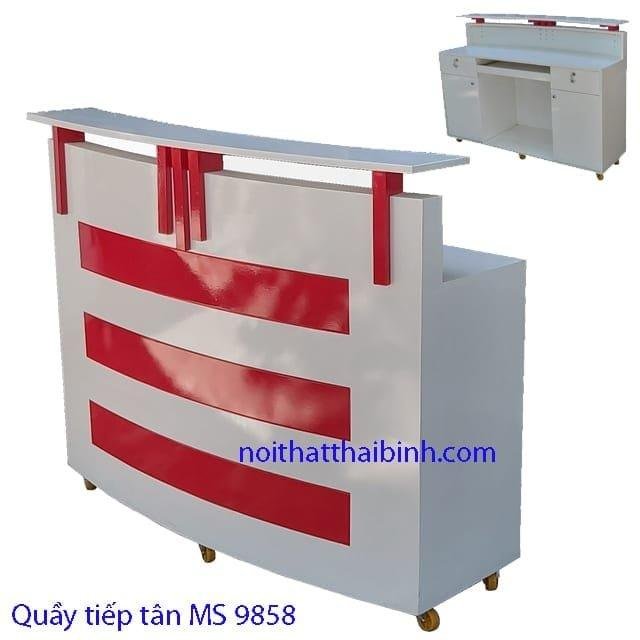 Quầy lễ tân 1m2 MS 9858 Giá bán = 4.200.000 1 Quầy lễ tân 1m2 MS 9858 Giá bán = 4.200.000