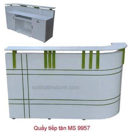 Quầy tiếp tân giá rẻ tphcm MS 9957 Giá bán= 4.500.000đ giảm còn= 4.000.000đ
