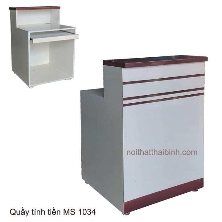 Quầy tính tiền 8 tất MS 1034 Giá bán = 3.500.000 đ 1 Quầy tính tiền 8 tất MS 1034 Giá bán = 3.500.000 đ