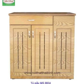 Tủ giầy vân gỗ sồi MS : 8604   Giá : 1m2 = 3.000.000