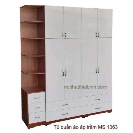 Tủ quần áo áp trần MS 1063 Giá bán = 14.500.000 đ