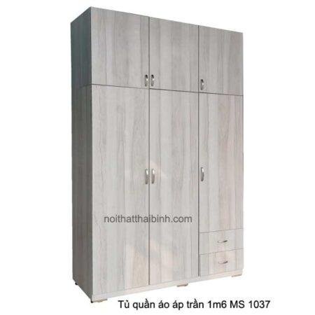 Tủ quần áo áp trần 1m6 MS 1037 Giá bán = 10.000.000 đ
