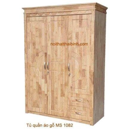 Tủ áo gỗ tự nhiên MS 1082 Giá bán = 9.500.000 đ