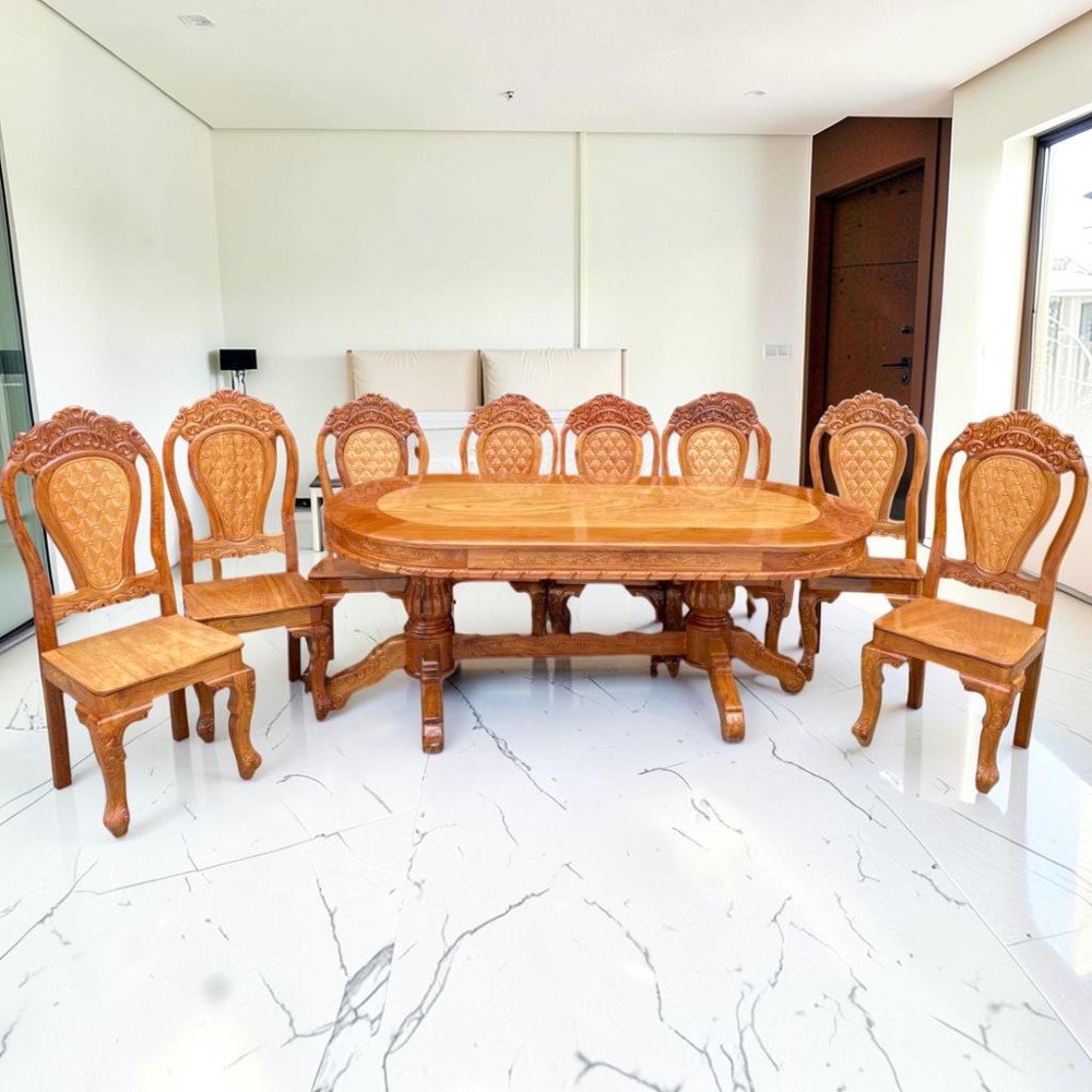 Bộ bàn ăn 6 ghế gỗ