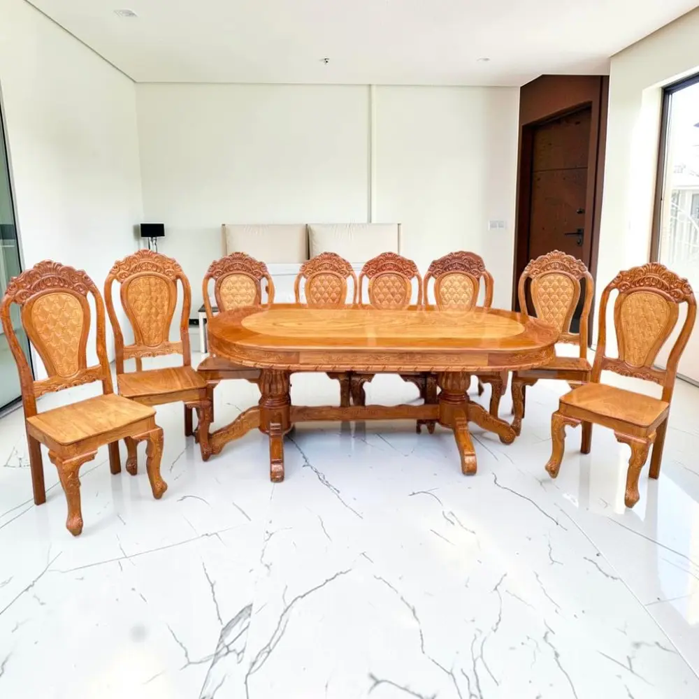 Bộ Bàn Ăn 6 Ghế Gỗ: Kinh Nghiệm Chọn Mua Từ Người Thợ 18 Năm Bộ bàn ăn 6 ghế gỗ