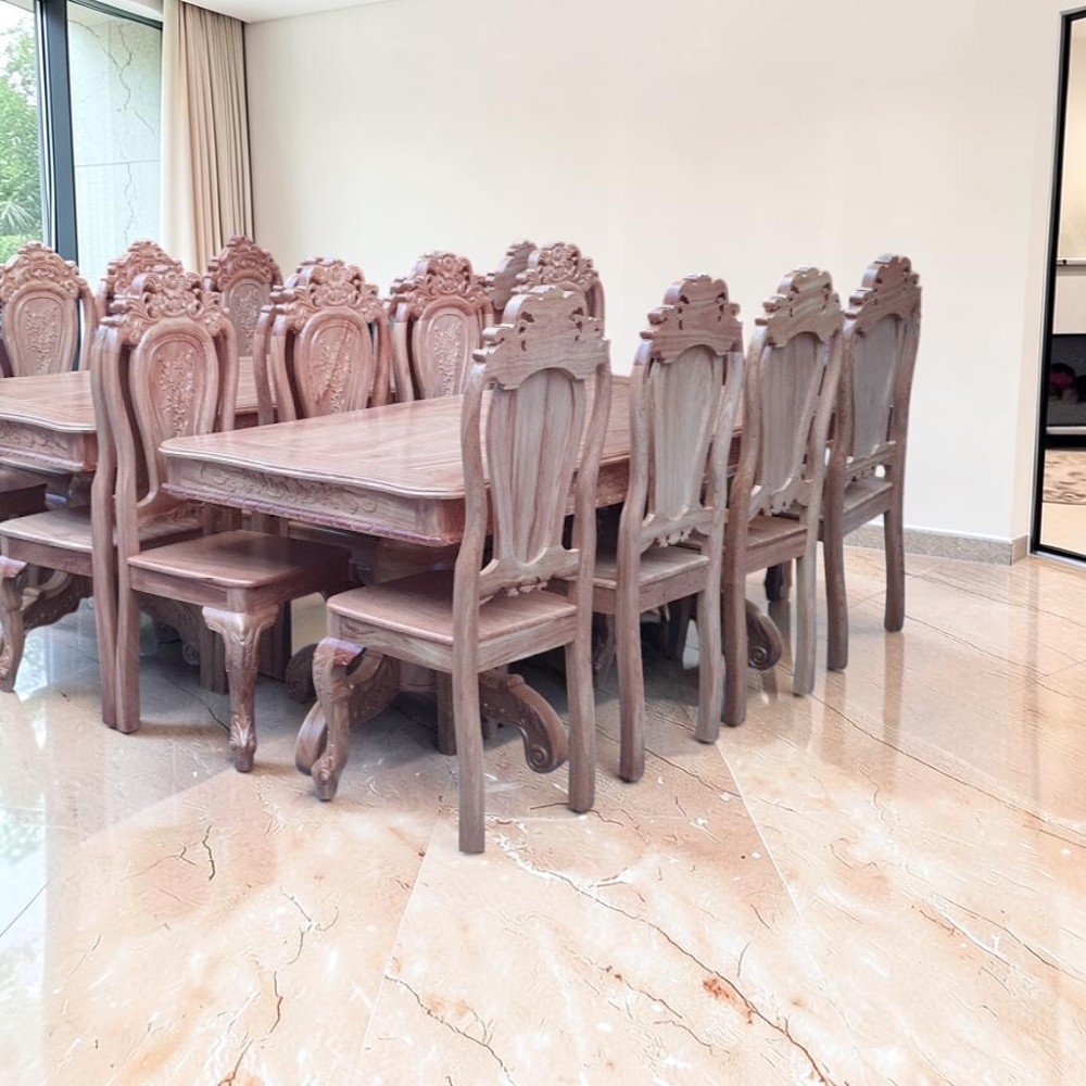 Bộ bàn ăn 6 ghế gỗ giá rẻ