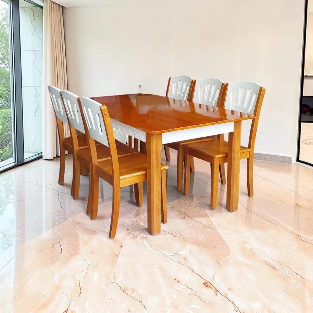 Bộ Bàn Ăn 6 Ghế Gỗ: Kinh Nghiệm Chọn Mua Từ Người Thợ 18 Năm Bộ bàn ăn 6 ghế gỗ sồi