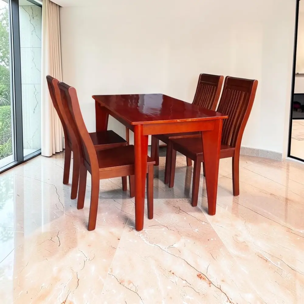 Bộ Bàn Ăn 6 Ghế Gỗ: Kinh Nghiệm Chọn Mua Từ Người Thợ 18 Năm Bộ bàn ăn 6 ghế gỗ tự nhiên đẹp phòng bếp hiện đại