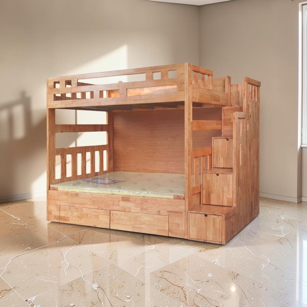 Giường tầng gỗ người lớn