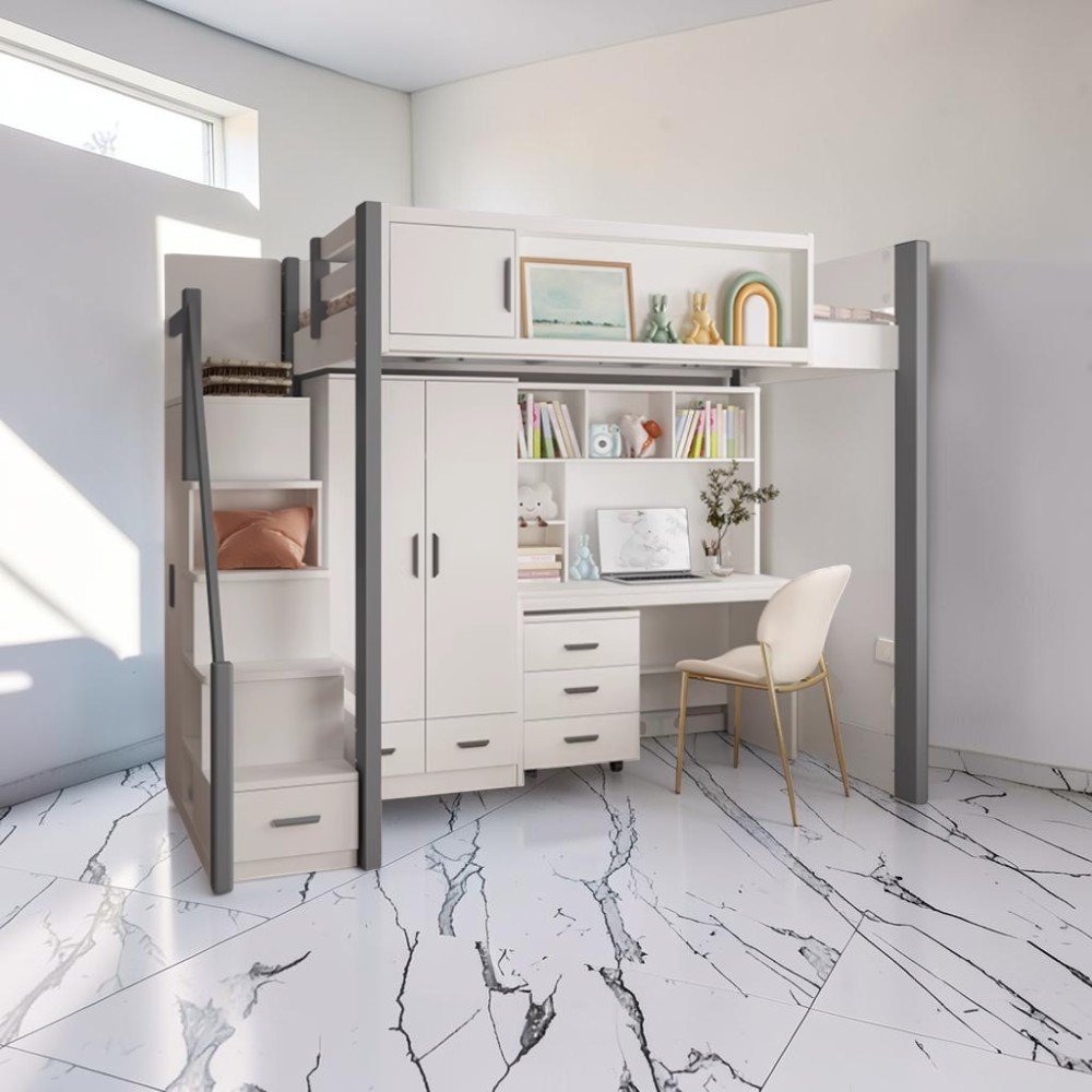 Giường tầng gỗ sồi cao cấp