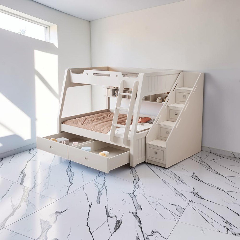 Giường tầng gỗ sồi cao cấp