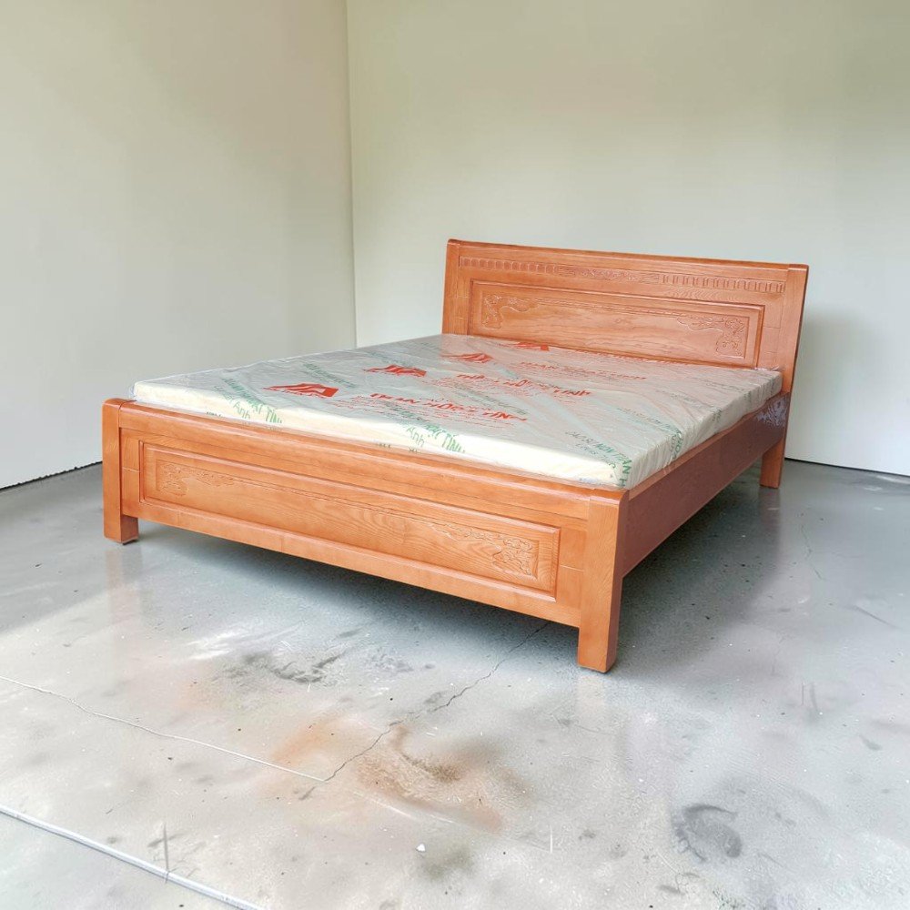 Mẫu Giường Ngủ Đẹp Gỗ Tự Nhiên Bền Đẹp