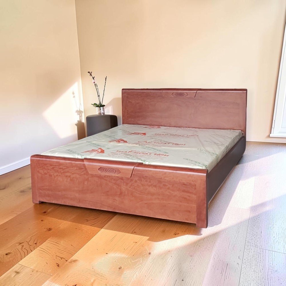 Mẫu Giường Ngủ Đẹp Gỗ Tự Nhiên Bền Đẹp