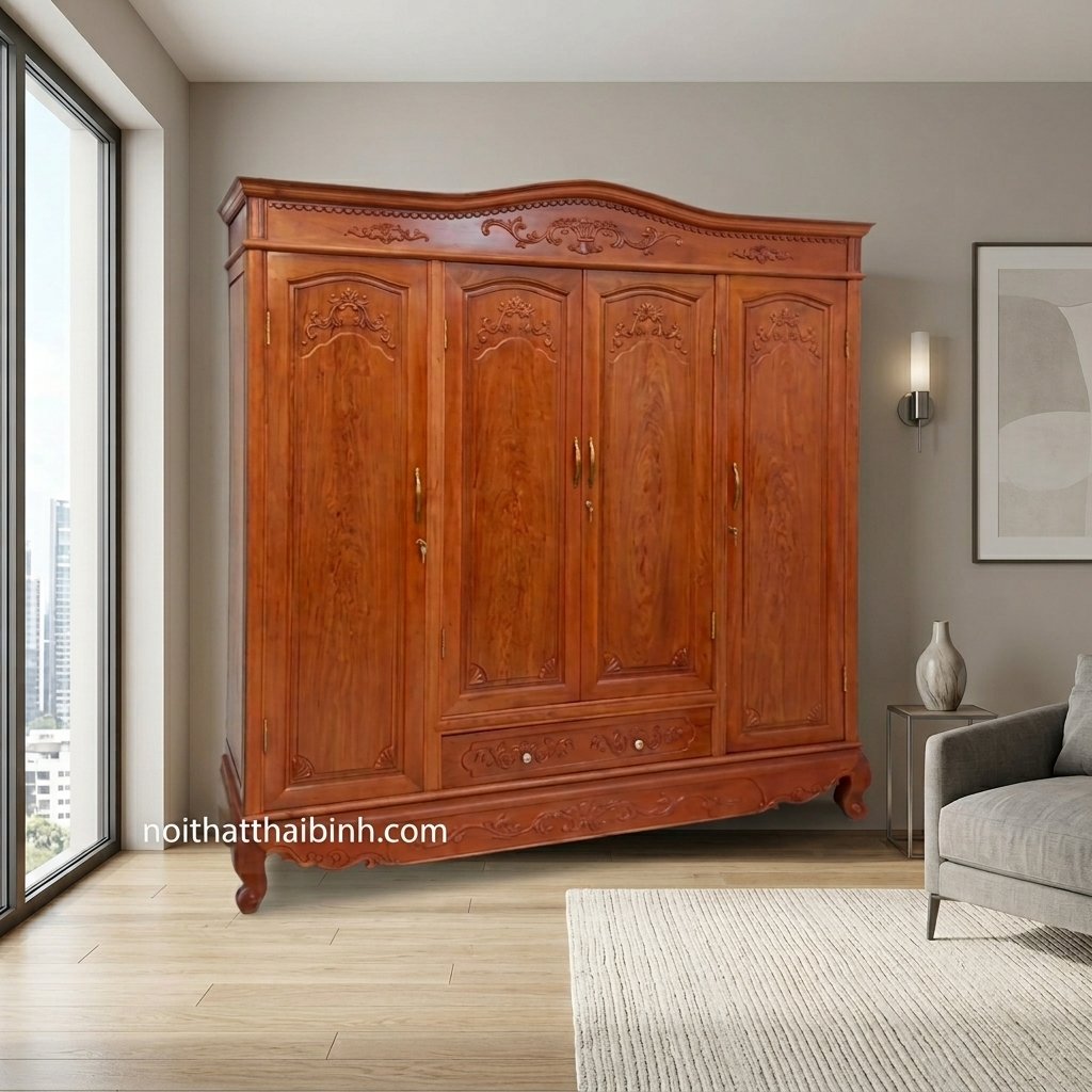 Tủ quần áo 4 cánh