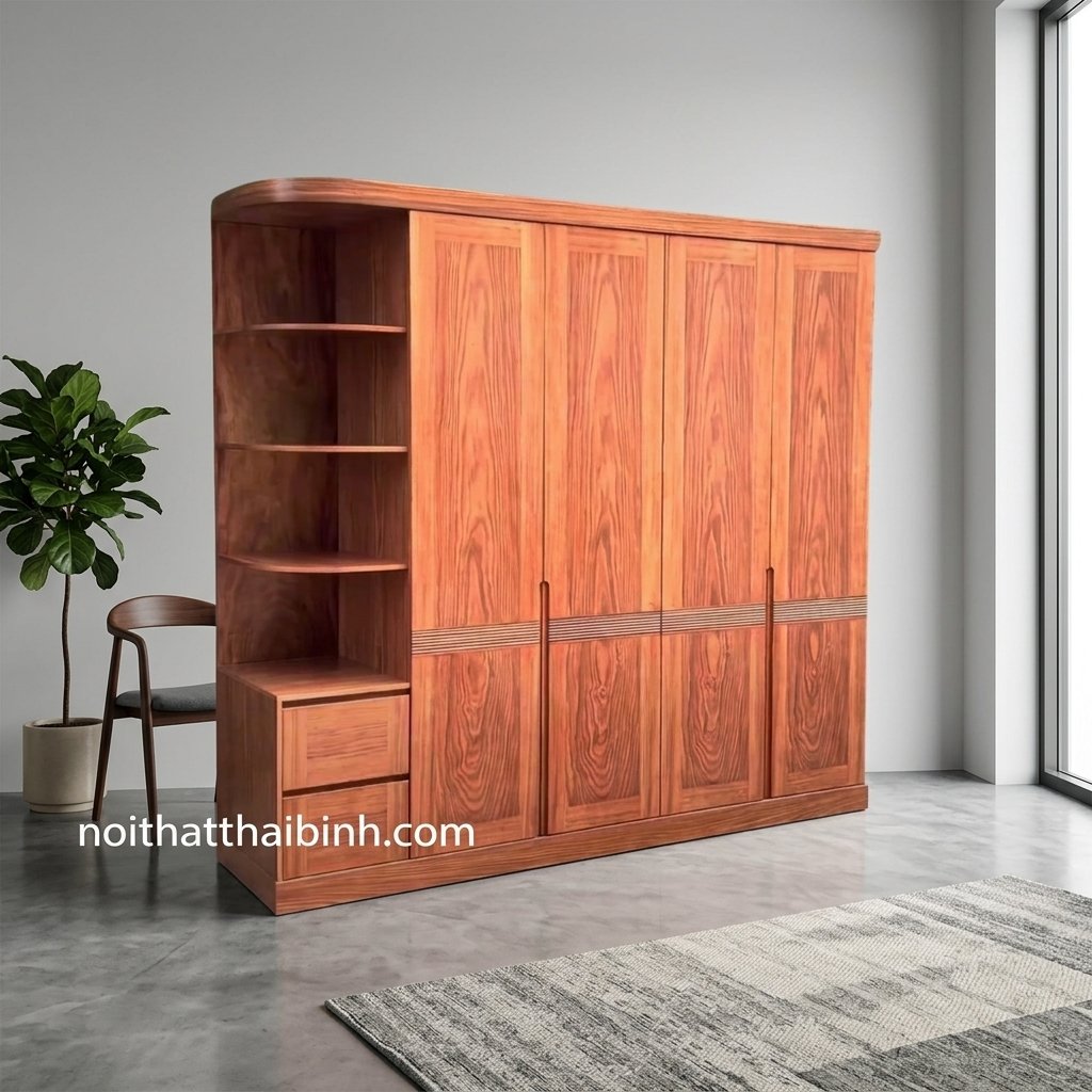 Tủ quần áo 4 cánh đẹp