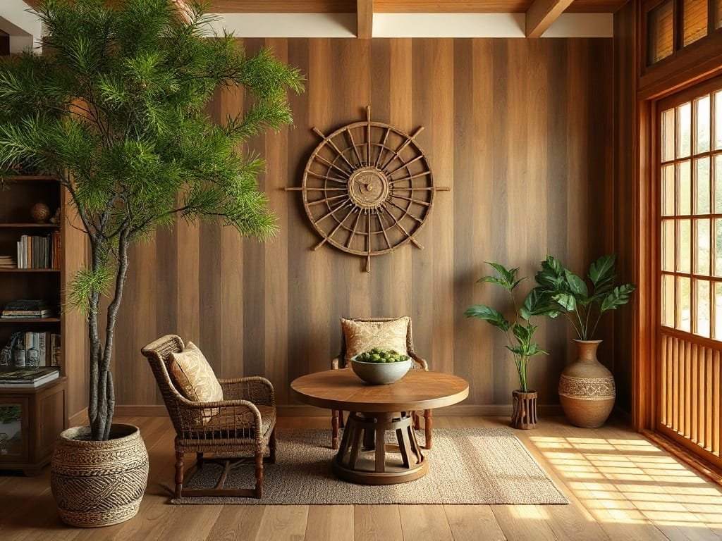 Gỗ Thông Xanh trong trang trí nhà truyền thống Việt Nam