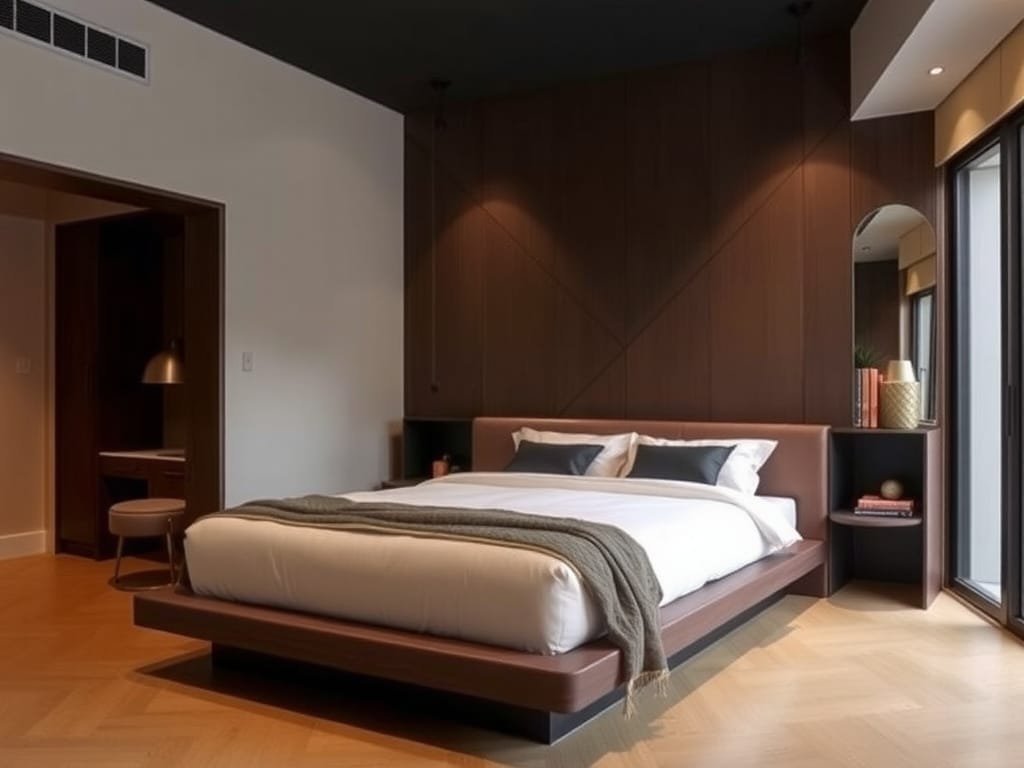 Nơi ở độc thân Việt Nam với thiết kế giường xếp tinh tế