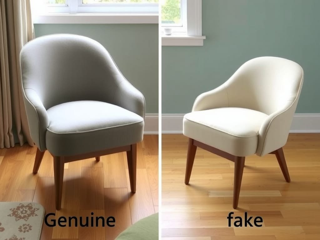 So sánh hai ghế có chất lượng khác nhau
