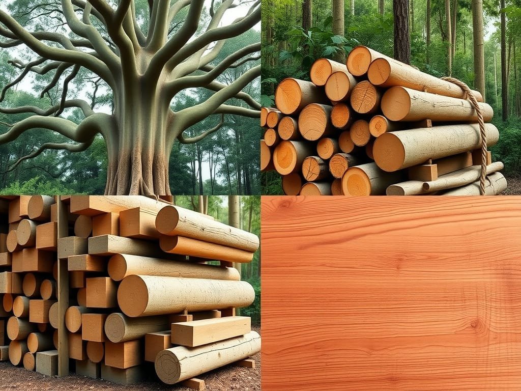 Quy trình gỗ Xoan Đào: từ cây rừng đến tấm gỗ hoàn thiện