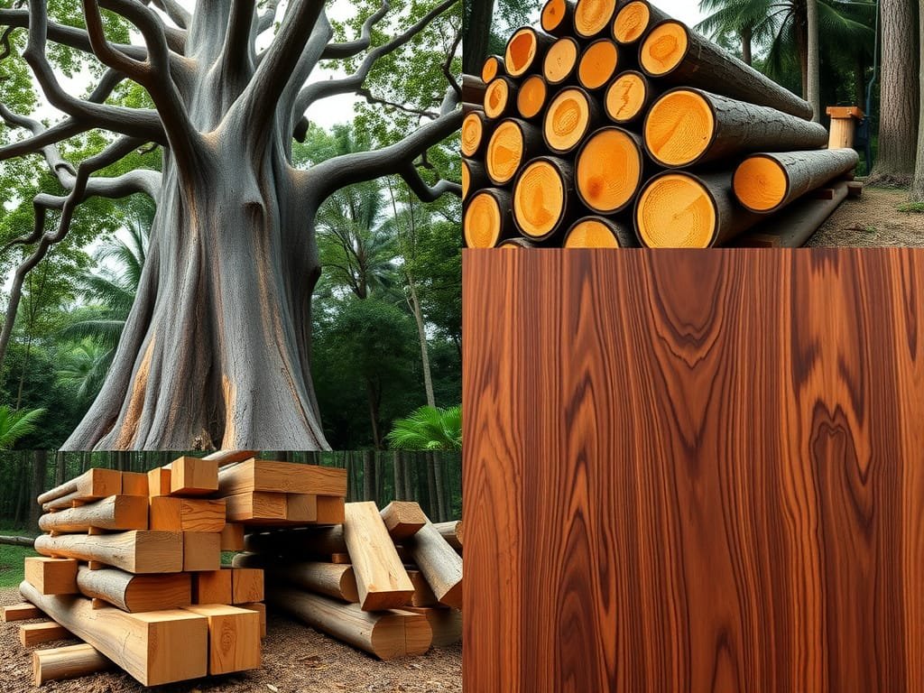 Quy trình gỗ Lim: từ cây rừng đến tấm gỗ hoàn thiện