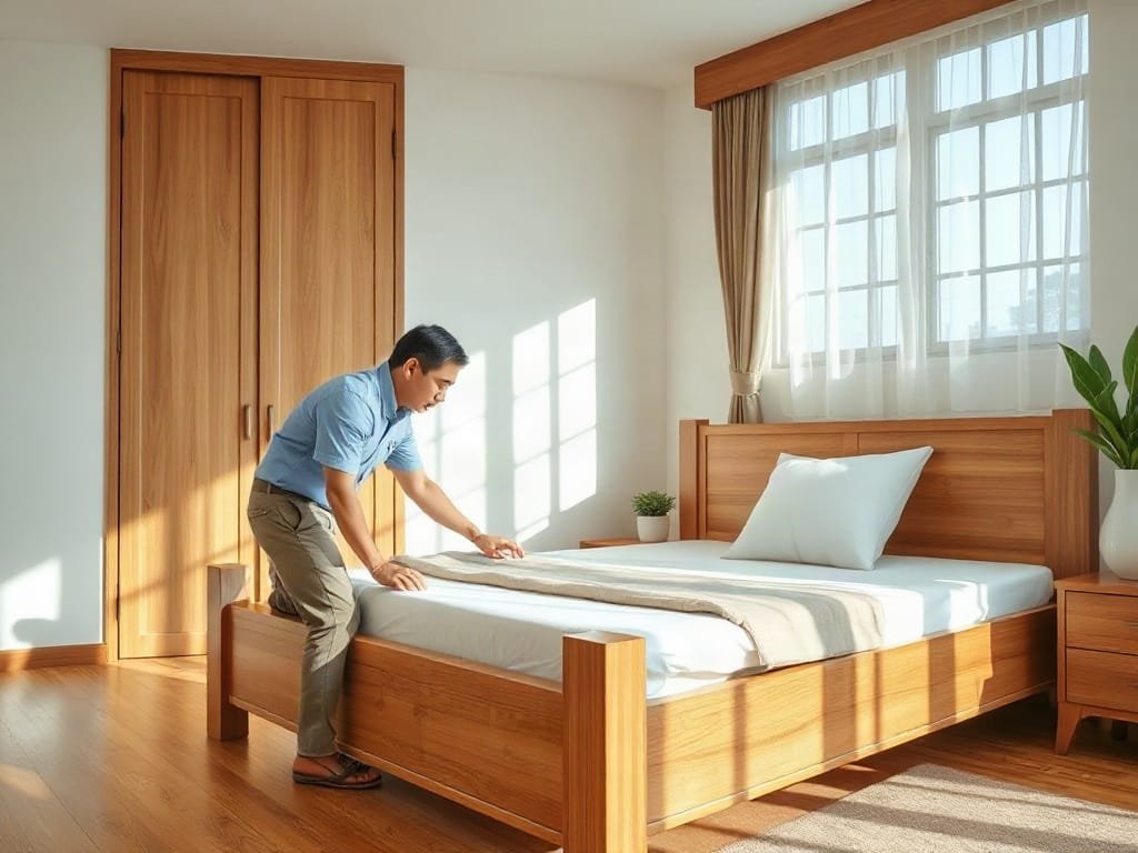 Kinh nghiệm chọn giường ngủ: kiểm tra kết cấu