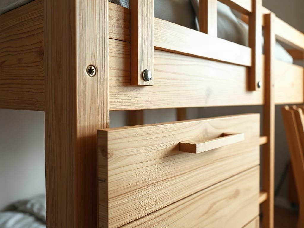 Kinh nghiệm chọn giường tầng: chi tiết phụ kiện