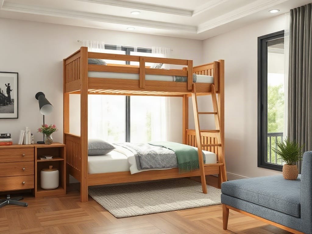 Kinh nghiệm chọn giường tầng: hợp không gian