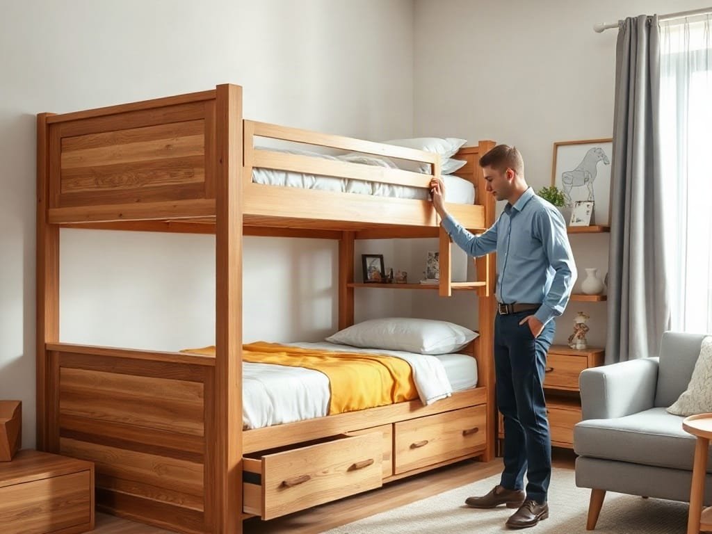 Kinh nghiệm chọn giường tầng: kiểm tra kết cấu