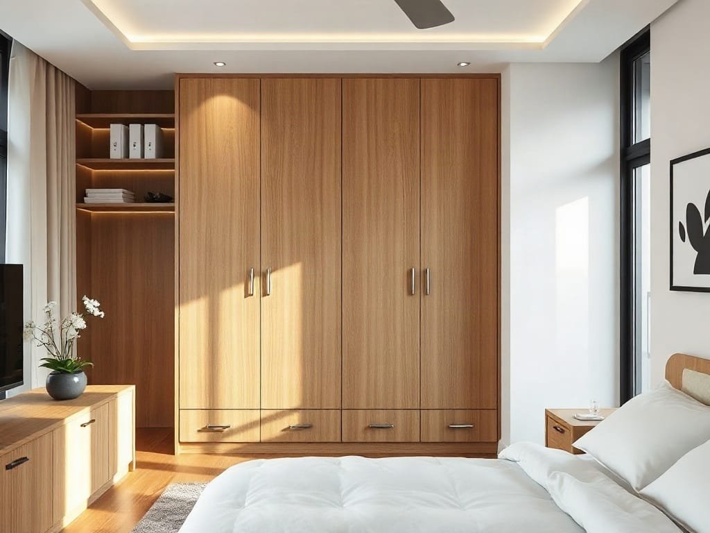 Kinh nghiệm chọn tủ quần áo: hợp không gian