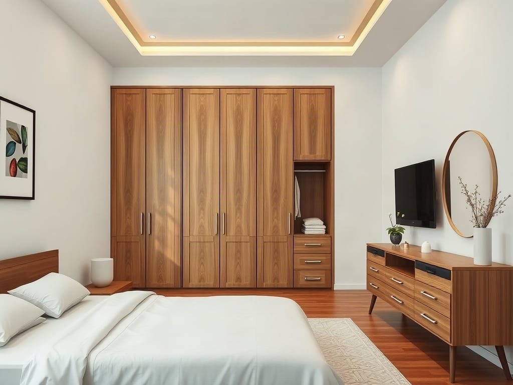 Tủ Quần Áo Âm Tường: Giải Pháp Tối Ưu Cho Không Gian Sống Hiện Đại Kinh nghiệm chọn tủ quần áo: hợp không gian