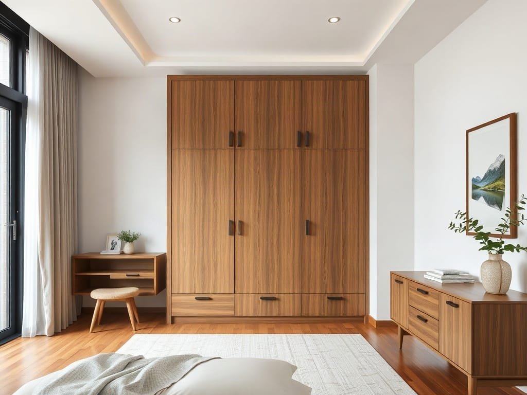 Khám phá các mẫu tủ quần áo gỗ công nghiệp đẹp cho không gian hiện đại Kinh nghiệm chọn tủ quần áo: hợp không gian