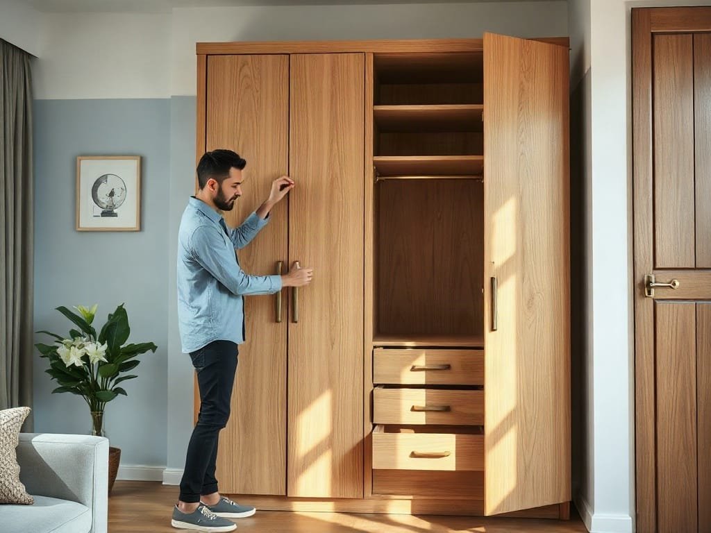 Kinh nghiệm chọn tủ quần áo: kiểm tra kết cấu
