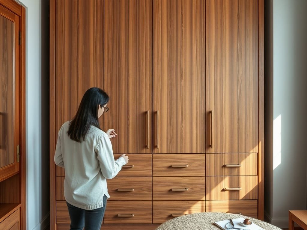 Kinh nghiệm chọn tủ quần áo: kiểm tra kết cấu