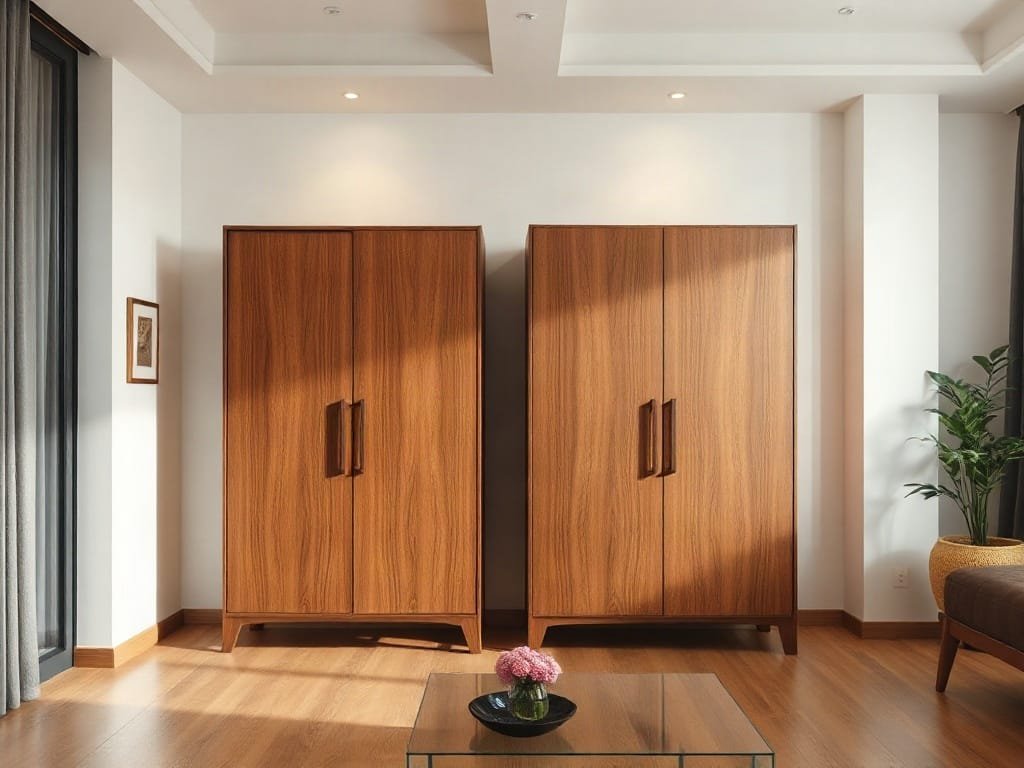 Kinh nghiệm chọn tủ quần áo: so sánh kích thước