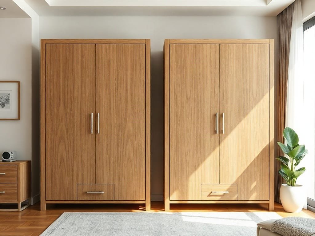 Kinh nghiệm chọn tủ quần áo: so sánh kích thước
