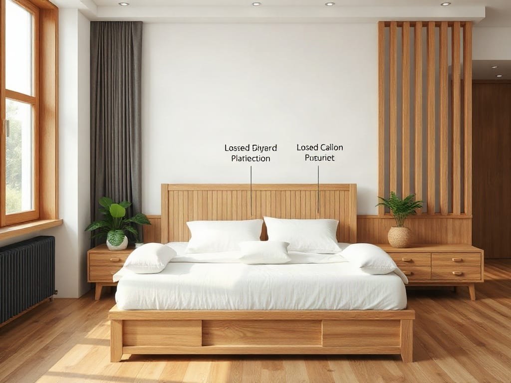 Phong thủy giường ngủ: hướng bố trí