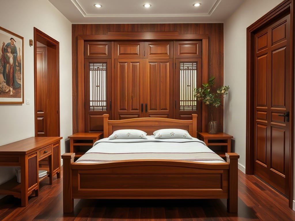 5 Mẹo Kê Giường Gỗ Hợp Phong Thủy Chuẩn Chuyên Gia Khuyên Dùng Phong thủy giường ngủ: vị trí đặt hợp lý