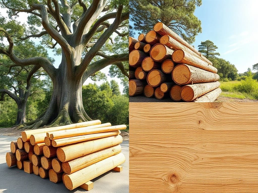 Quy trình gỗ Thông Xanh: từ cây rừng đến tấm gỗ hoàn thiện