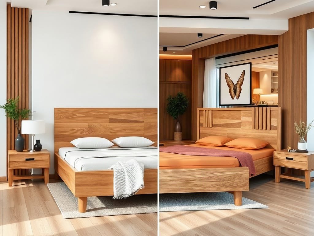 Khám phá địa chỉ bán giường ngủ quận 1 uy tín và chất lượng So sánh giường ngủ: gỗ tự nhiên và MDF Melamine