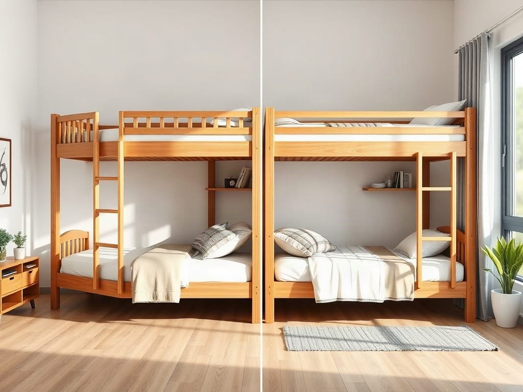 5 Bước Lắp Ráp Giường Tầng Nhanh Chóng và Tiện Lợi Nhất So sánh giường tầng: gỗ tự nhiên và MDF Melamine