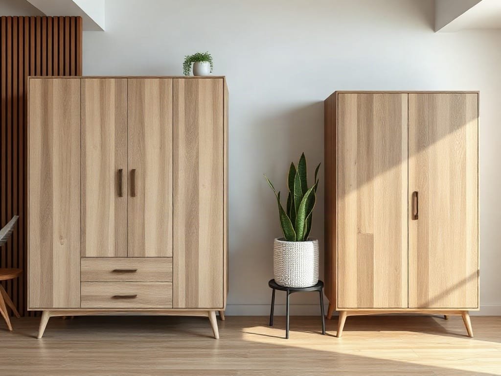 Khám Phá Bộ Phòng Ngủ Thiết Kế Hiện Đại Sang Trọng Cho Gia Đình Việt So sánh nội thất gỗ: gỗ tự nhiên và MDF Melamine