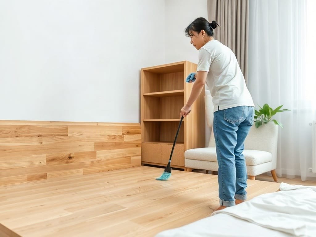 6 Bước xử lý giường gỗ bị mối mọt hiệu quả tại nhà Bảo quản giường ngủ: làm sạch bề mặt