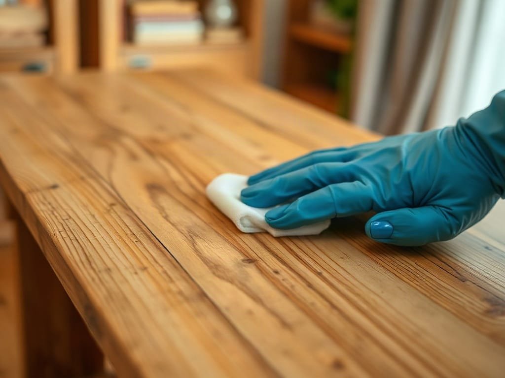 6 Bước xử lý giường gỗ bị mối mọt hiệu quả tại nhà Đánh bóng giường ngủ: bề mặt sáng sạch