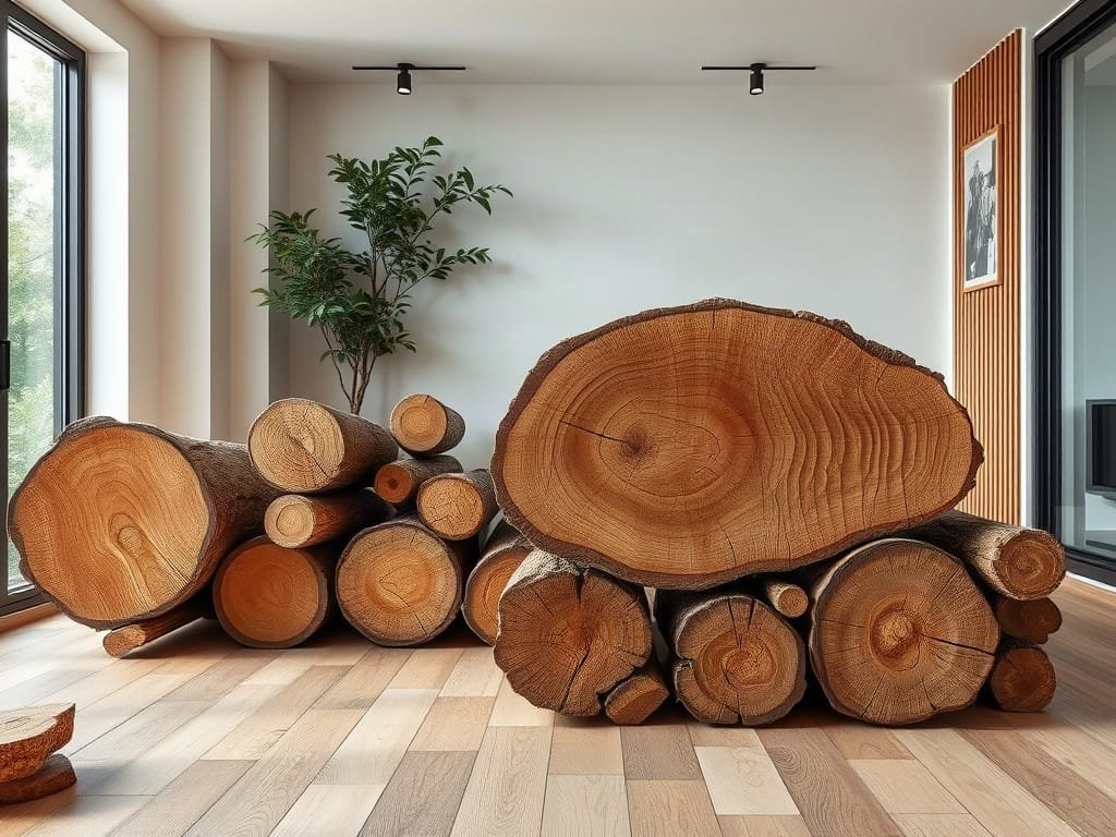 6 Điều Kiêng Kỵ Khi Kê Giường Gỗ Nên Tránh Tuyệt Đối gỗ tự nhiên: gỗ nguyên liệu