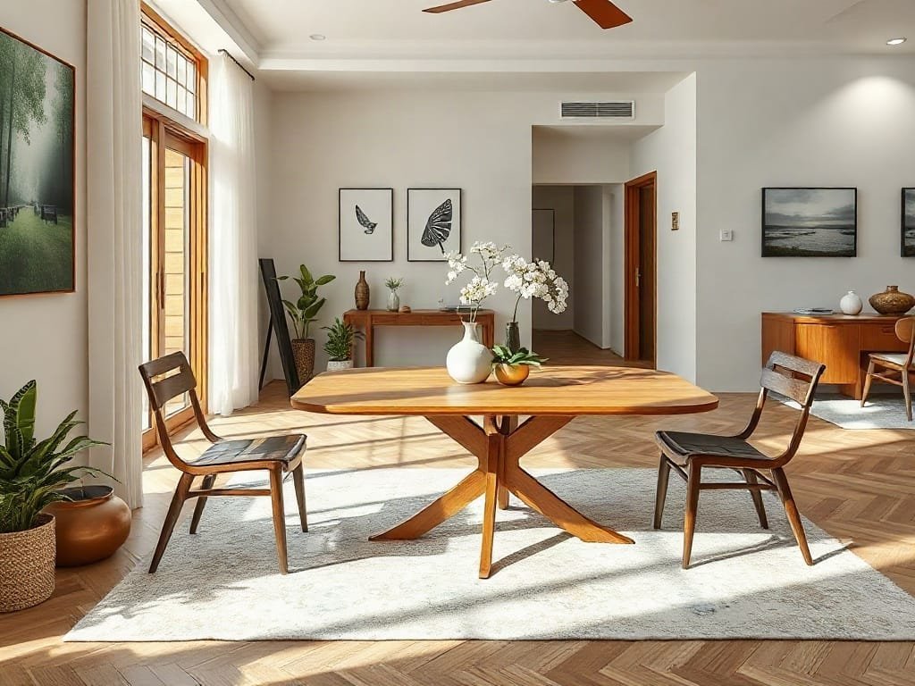 Kinh nghiệm chọn bàn ăn: hợp không gian