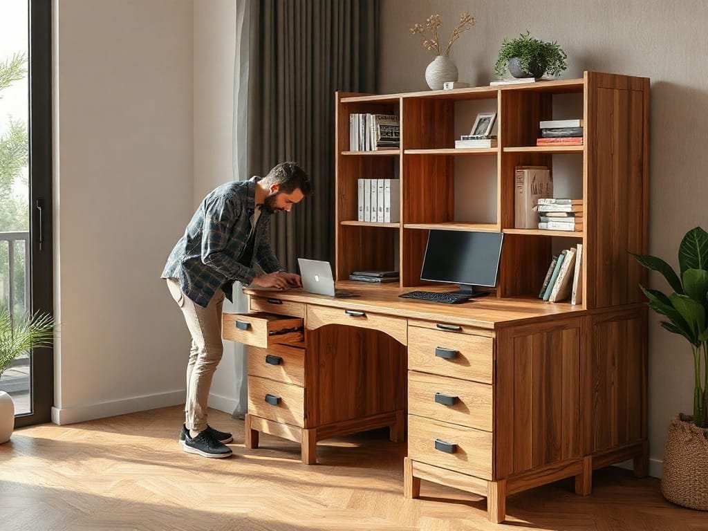 Kinh nghiệm chọn bàn làm việc: kiểm tra kết cấu