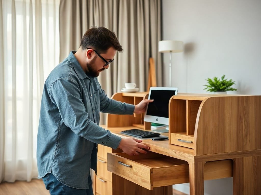 Kinh nghiệm chọn bàn làm việc: kiểm tra kết cấu