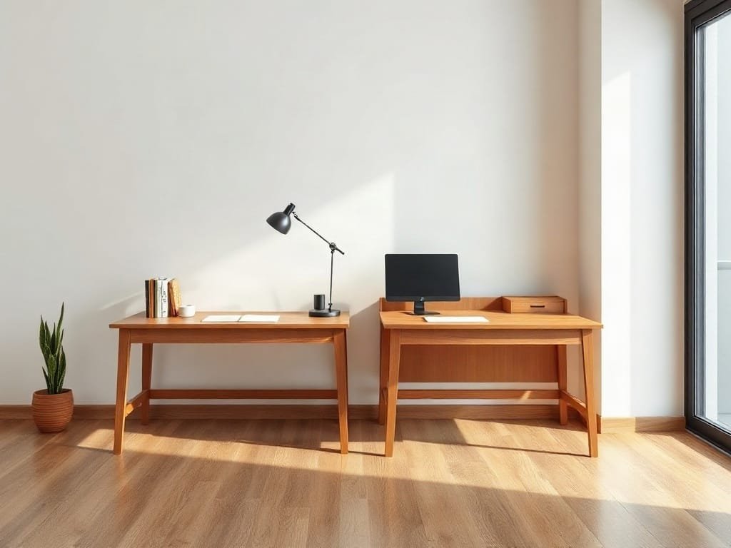 Kinh nghiệm chọn bàn làm việc: so sánh kích thước