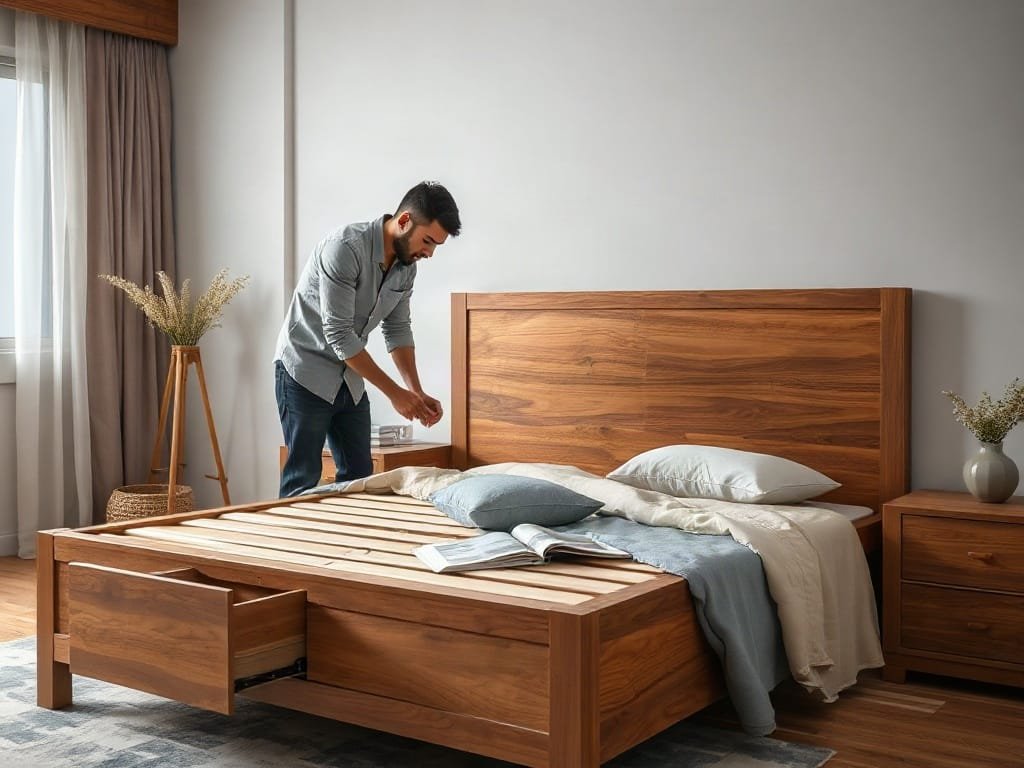Kinh nghiệm chọn giường ngủ: kiểm tra kết cấu